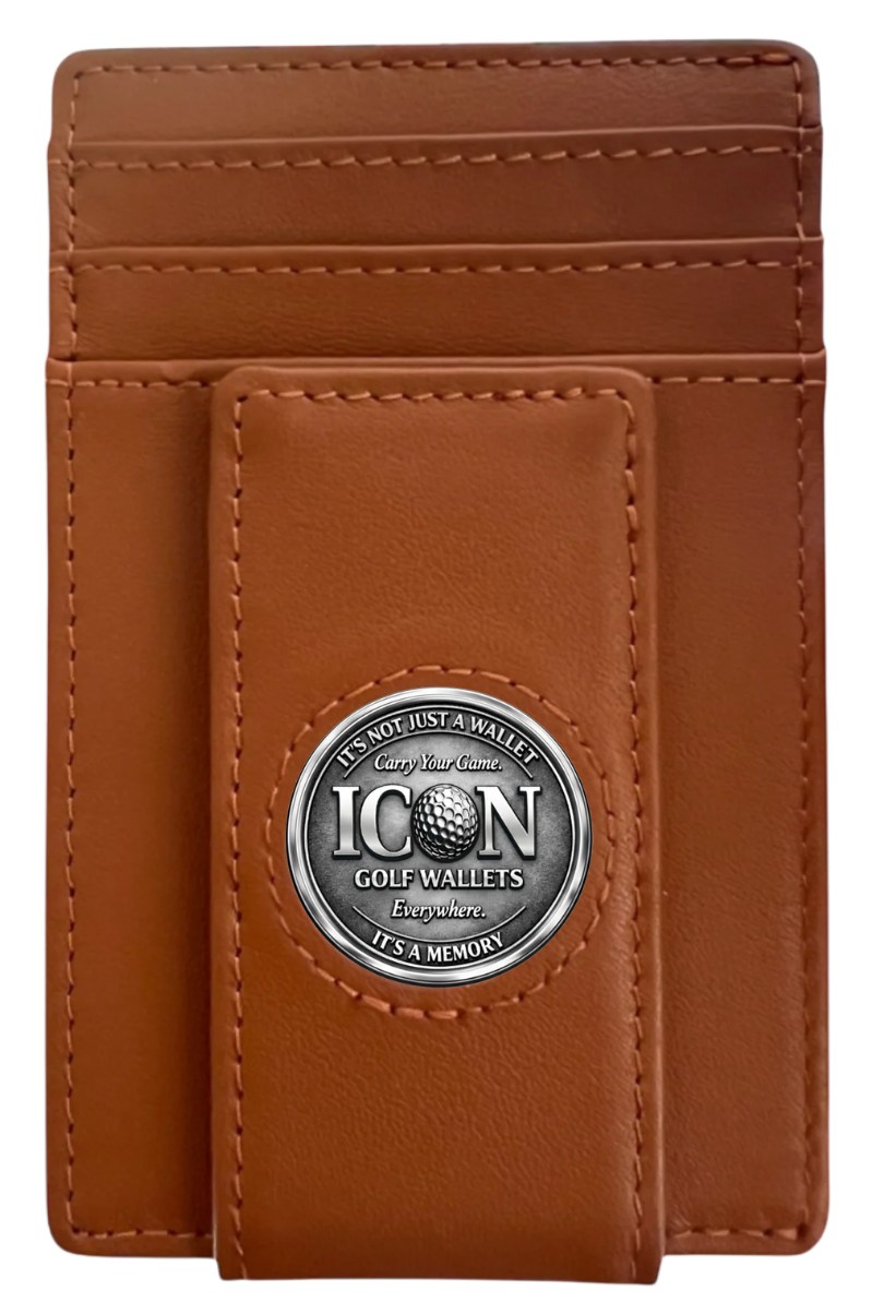 ICON GOLF WALLET – Hickory - (Pop-up)